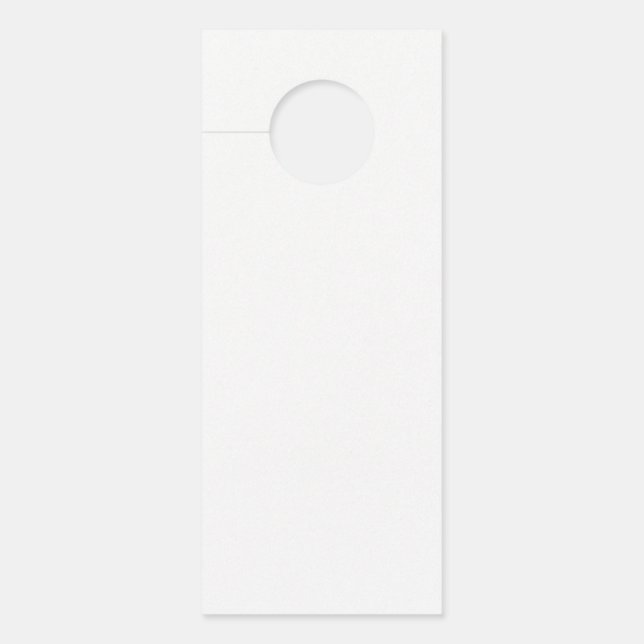Affichette De Porte Créez Votre Propre (Devant)
