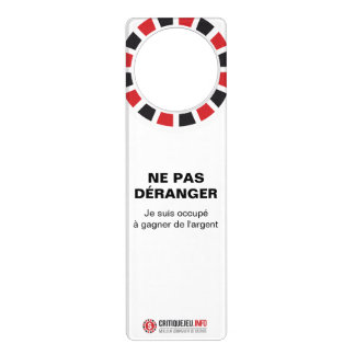 Affichette de porte CritiqueJeu