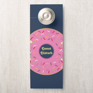 Affichette De Porte Crochet Rose Ne Pas Déranger Merci De Frapper Port