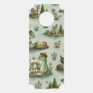 Affichette De Porte Cryptides confortables Nessie Monstre du Loch Ness