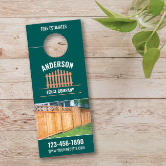 Affichette de porte de clôture, Affichette de port