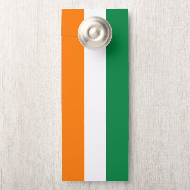 Affichette De Porte Drapeau de Côte d'Ivoire (Sur le bouton)