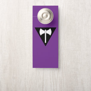 Affichette De Porte Drapeau de fierté lesbienne SlipperyJoe puissant s