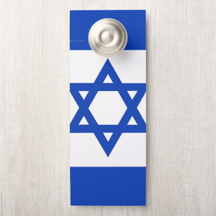 Affichette De Porte Drapeau Israël