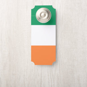 Affichette De Porte Drapeau national de l'Irlande, norme irlandaise, B