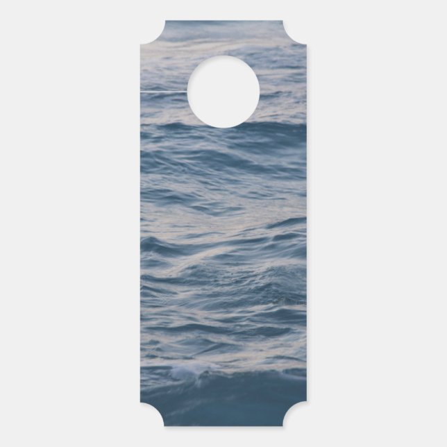 Affichette De Porte Eau de mer de près  (Devant)