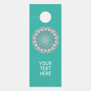 Affichette De Porte FLEUR DE VIE - Géométrie sacrée Lumière 2