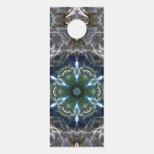 Affichette De Porte Folk Mandala