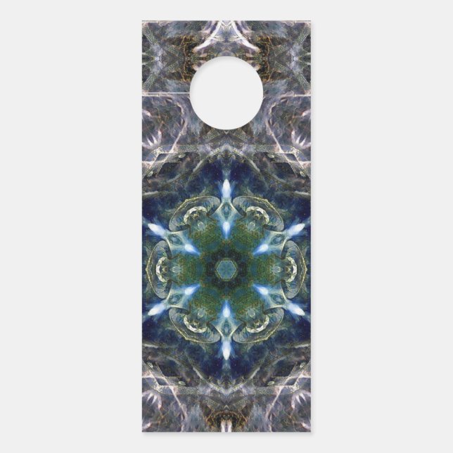Affichette de porte Folk Mandala (Devant)