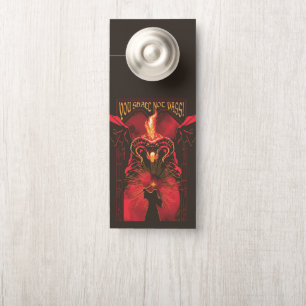 Affichette De Porte GANDALF™ Vs Balrog "Vous ne passerez pas" Graphiqu