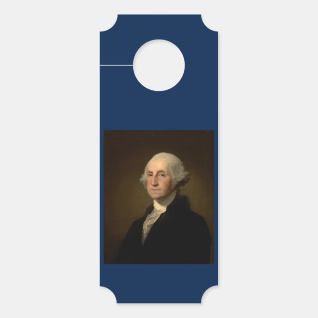 Affichette De Porte George Washington 1er président américain par Stua (Devant)