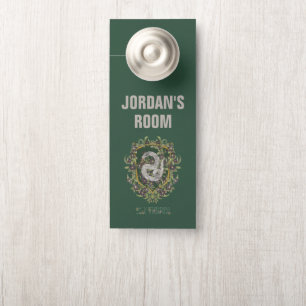 Affichette De Porte HARRY POTTER™   Blason SLYTHERIN™