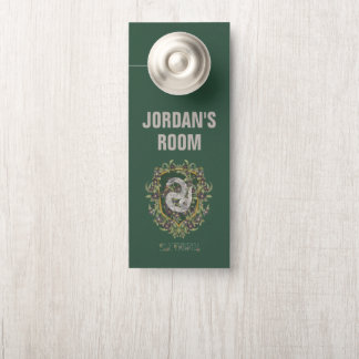 Affichette De Porte HARRY POTTER™ | Blason SLYTHERIN™