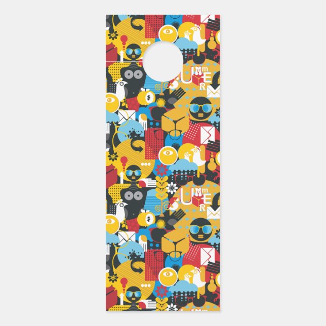 Affichette De Porte Heure d'été (Devant)