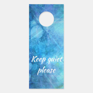 Affichette De Porte Inspiration en cours, calme s'il vous plaît