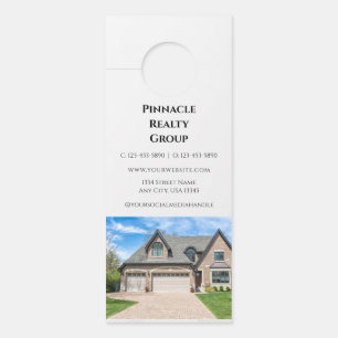 Affichette De Porte Invitation à la Journée Portes Ouvertes Immobilier