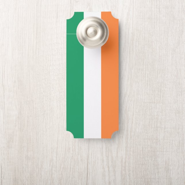 Affichette De Porte Irlande National Flag, standard irlandais, bannièr (Sur le bouton)