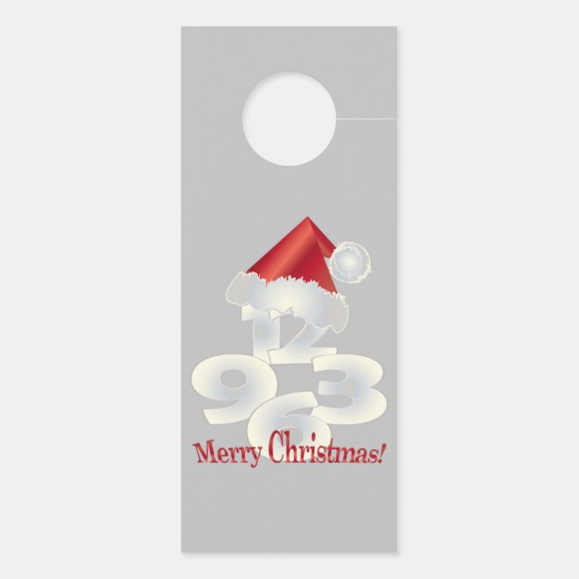 Affichette De Porte Jour Noël (Dos)