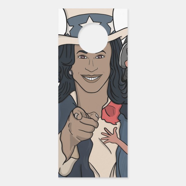 Affichette De Porte Kamala Harris Bootleg Rap (Devant)