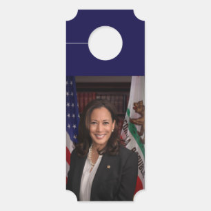 Affichette De Porte Kamala Harris Vice-président américain, Biden 2024