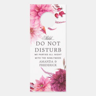 Affichette De Porte La Bourgogne et le Mariage de automne Blush ne dér