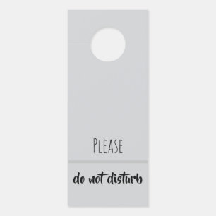 Affichette De Porte Le gris clair ne dérange pas