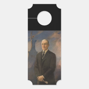 Affichette De Porte Le président américain Woodrow Wilson & la Liberté