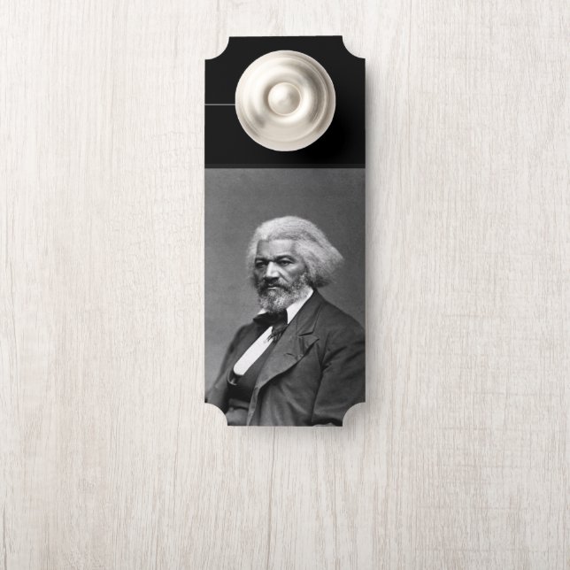 Affichette De Porte Les icônes de l'histoire des Noirs : Frederick Dou (Sur le bouton)