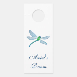 Affichette De Porte Libellule