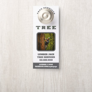 Affichette De Porte *~* Lumber Jack Tree Services Porte QR