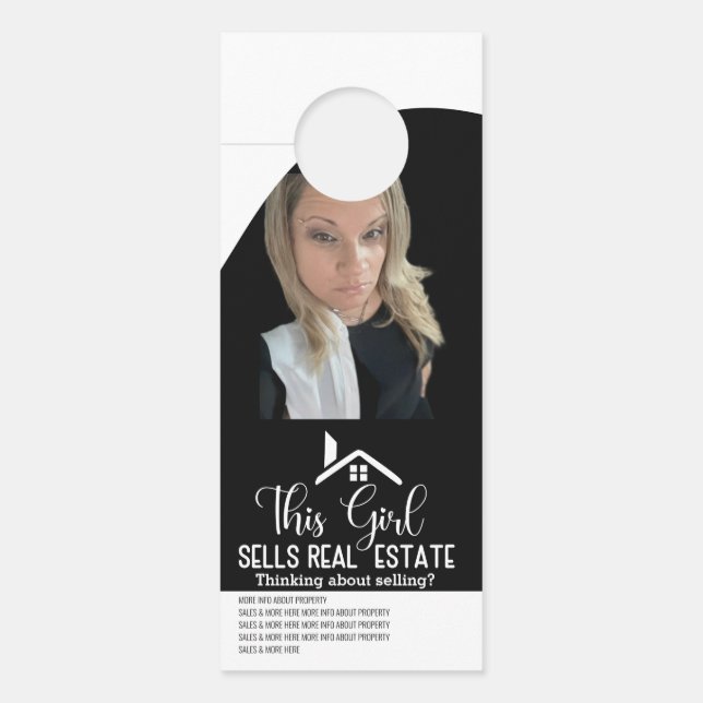 Affichette De Porte Maison moderne à vendre Annonce de location devis  (Devant)