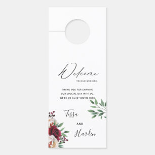 Affichette de porte Mariage de Bourgogne