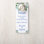 Affichette De Porte Mariage Eucalyptus Bienvenue et ne pas déranger<br><div class="desc">Faites-le vous-même en ajoutant votre texte (et vos photos personnelles). Pour accéder aux outils de montage avancés,  accédez à Personnaliser,  faites défiler et appuyez sur le lien "cliquer pour customiser plus loin". Voir la collection complète pour tous les designs correspondants !</div>