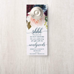Affichette de porte mariage - Ne pas déranger - Bo