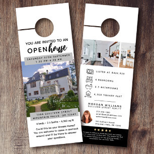 Affichette De Porte Marketing immobilier Open House