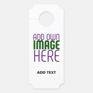 AFFICHETTE DE PORTE MODÈLE DE TEXTE D'IMAGE BLANCHE SIMPLE MODERNE