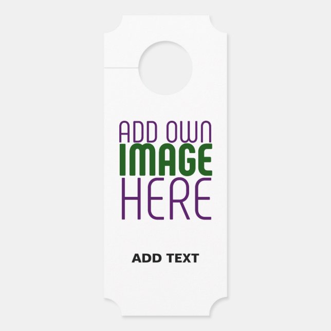 AFFICHETTE DE PORTE MODÈLE DE TEXTE D'IMAGE BLANCHE SIMPLE MODERNE (Devant)