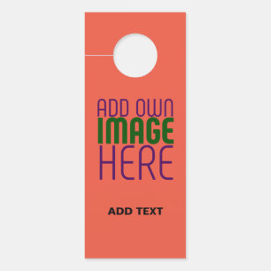 AFFICHETTE DE PORTE MODÈLE DE TEXTE D'IMAGE ROUGE DE TOMATE ÉDITABLE M