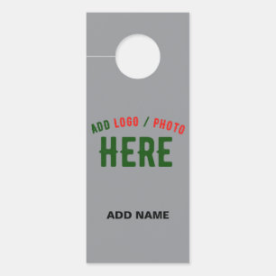 AFFICHETTE DE PORTE MODERNE MODERNE ASH PERSONNALISABLE VÉRIFIÉ