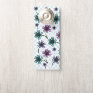 Affichette De Porte Motif floral doux Cottagecore Esthétique pastel
