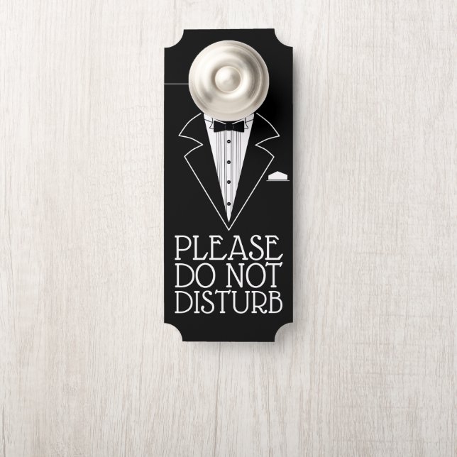 Affichette De Porte ne pas déranger (Sur le bouton)