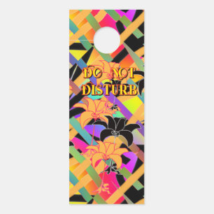 Affichette De Porte Ne pas déranger/Silence s'il vous plaît