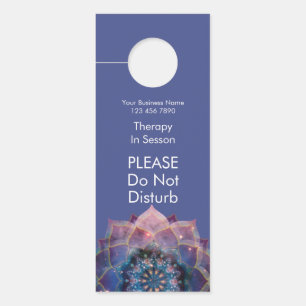 Affichette De Porte Nebula Bloom Mandala