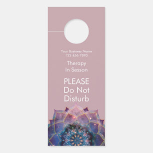Affichette De Porte Nebula Bloom Mandala