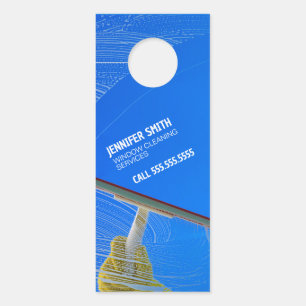 Affichette De Porte Nettoyage de fenêtres