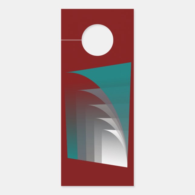 Affichette De Porte Ouverture des rideaux (Devant)