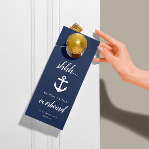 Affichette De Porte Overboard Do Not Disturb Wedding Hotel