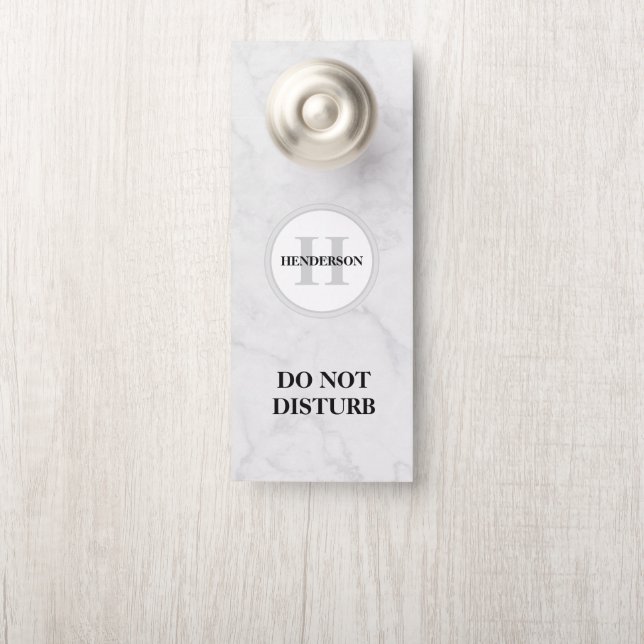 Affichette De Porte Panneau Ne Pas Déranger à suspendre à la porte (Sur le bouton)
