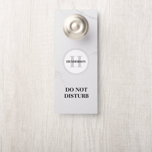 Affichette De Porte Panneau Ne Pas Déranger à suspendre à la porte (Sur le bouton)