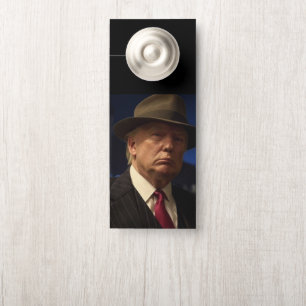 Affichette De Porte Parrain de l'Amérique Don J. Trump